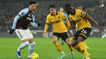 تغيرات في ترتيب الدوري الإنجليزي بعد هزيمة أستون فيلا أمام ولفرهامبتون